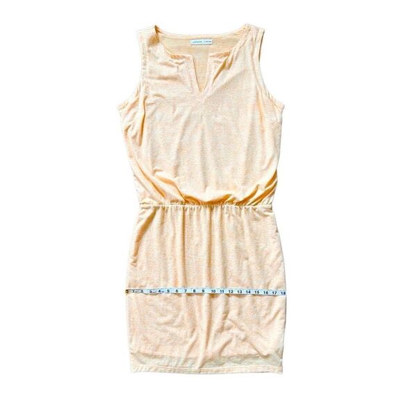 Athleta Vida Tiger Lily Orange Linen Blend Sleeveless Dress Medium - Picture 8 of 10